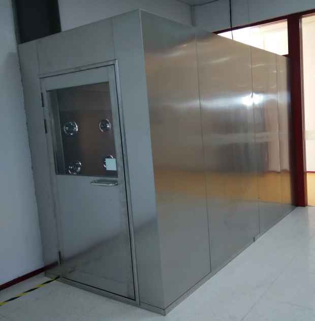 1400*1800*2200多人三吹不銹鋼風淋室（自動感應(yīng)吹淋）